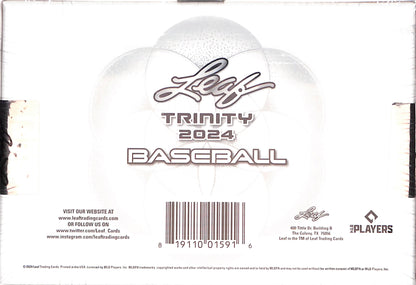 2024 Trinity Baseball Hobby Box - Sealed Wax