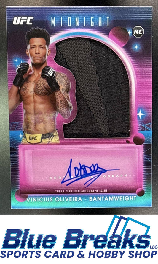 2025 Topps UFC Midnight Rookie Relic Auto Vinicius Oliveira #RRA-VO RC