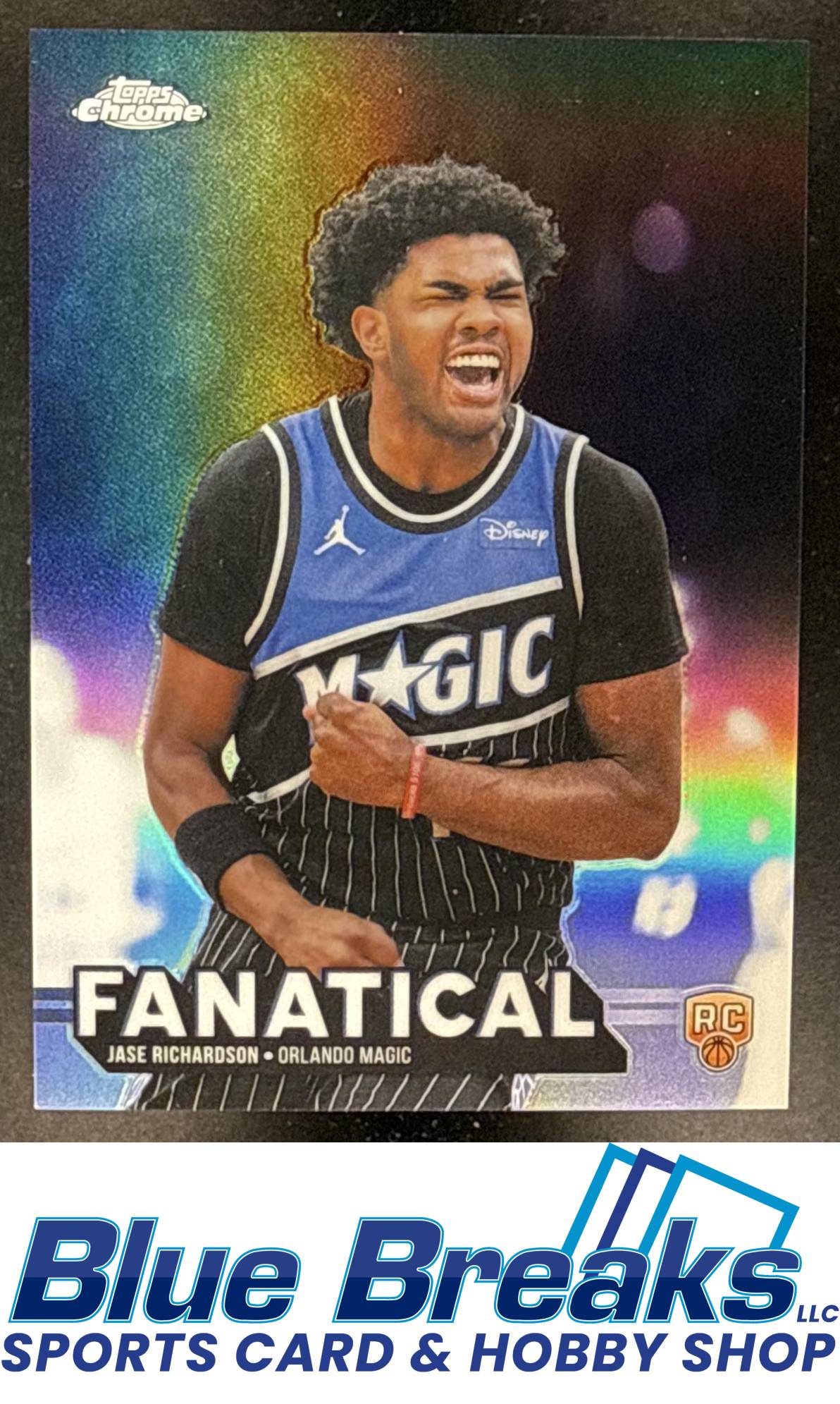 2025-26 Topps Chrome Update Fanatical Jase Richardson RC #FAN-24 Orlando Magic