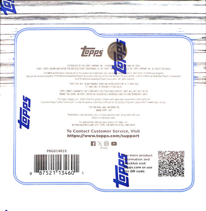 2025 Topps Chrome Basketball Mega Box - Sealed Wax