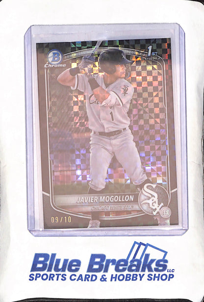 2025 Bowman Chrome - Javier Mogollon - 9/10 - Xfractor - 1st Bowman - Chicago White Sox - Baseball - #BCP-68