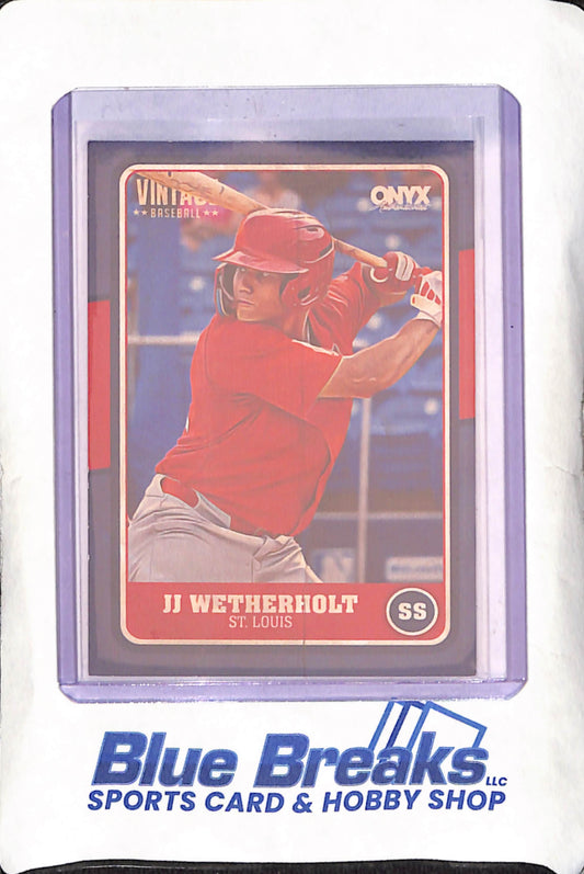2025 Onyx Vintage - JJ Wetherholt - 10/35 - St Louis Cardinals - Baseball - #OVJJWE