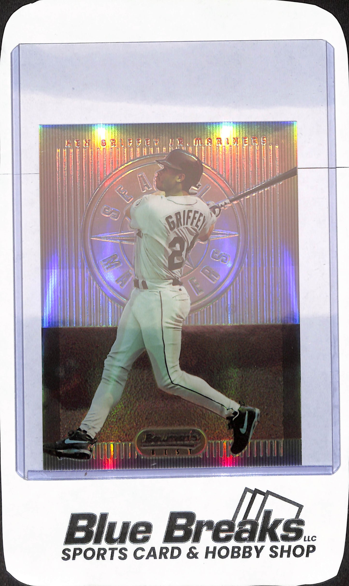 1995 Topps - Ken Griffey Jr - Bowman's Best - Jumbo - Seattle Mariners - Baseball - #49