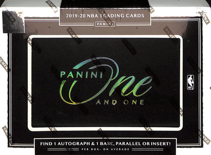 2019-20 Panini One and One - NBA Trading Cards - Sealed Wax