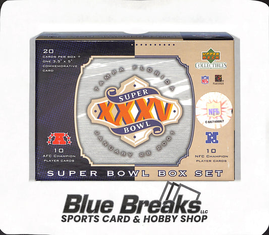 2001 Upper Deck Super Bowl XXXV Set - January 28, 2001 - Tampa, Florida - Football - #1-20