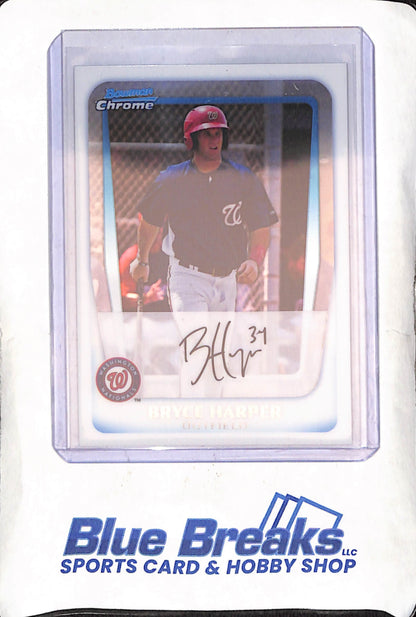 2011 Bowman Chrome - Bryce Harper - Philadelphia Phillies - Baseball - #BCP111