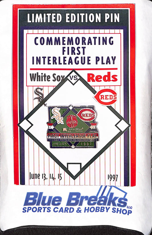 1997 Limited Edition Pin - First Interleague Play -  Chicago White Sox - Cincinnati Reds - Baseball