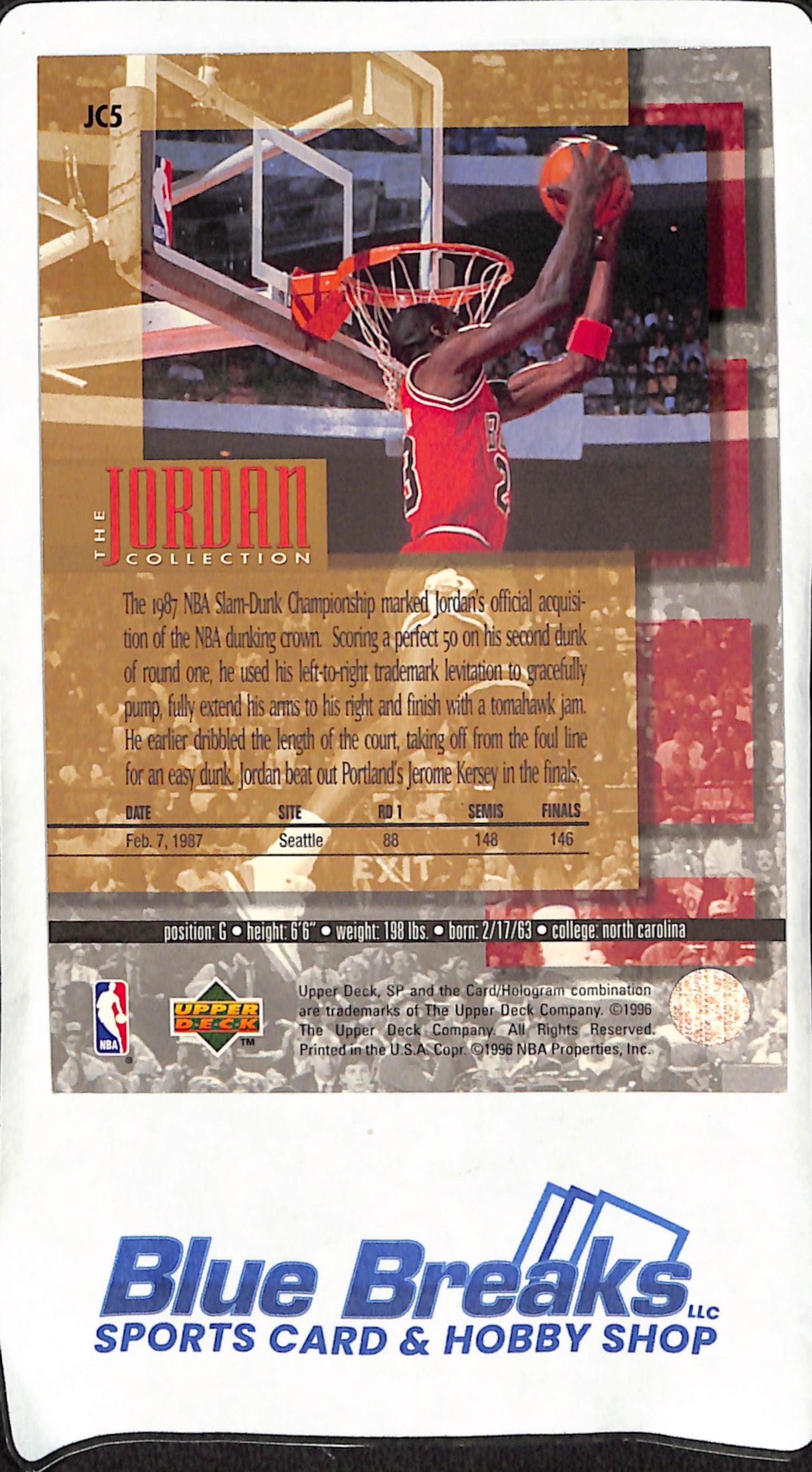 1995-96 Upper Deck -  Michael Jordan -  The Jordan Collection Complete Set JC1-JC24