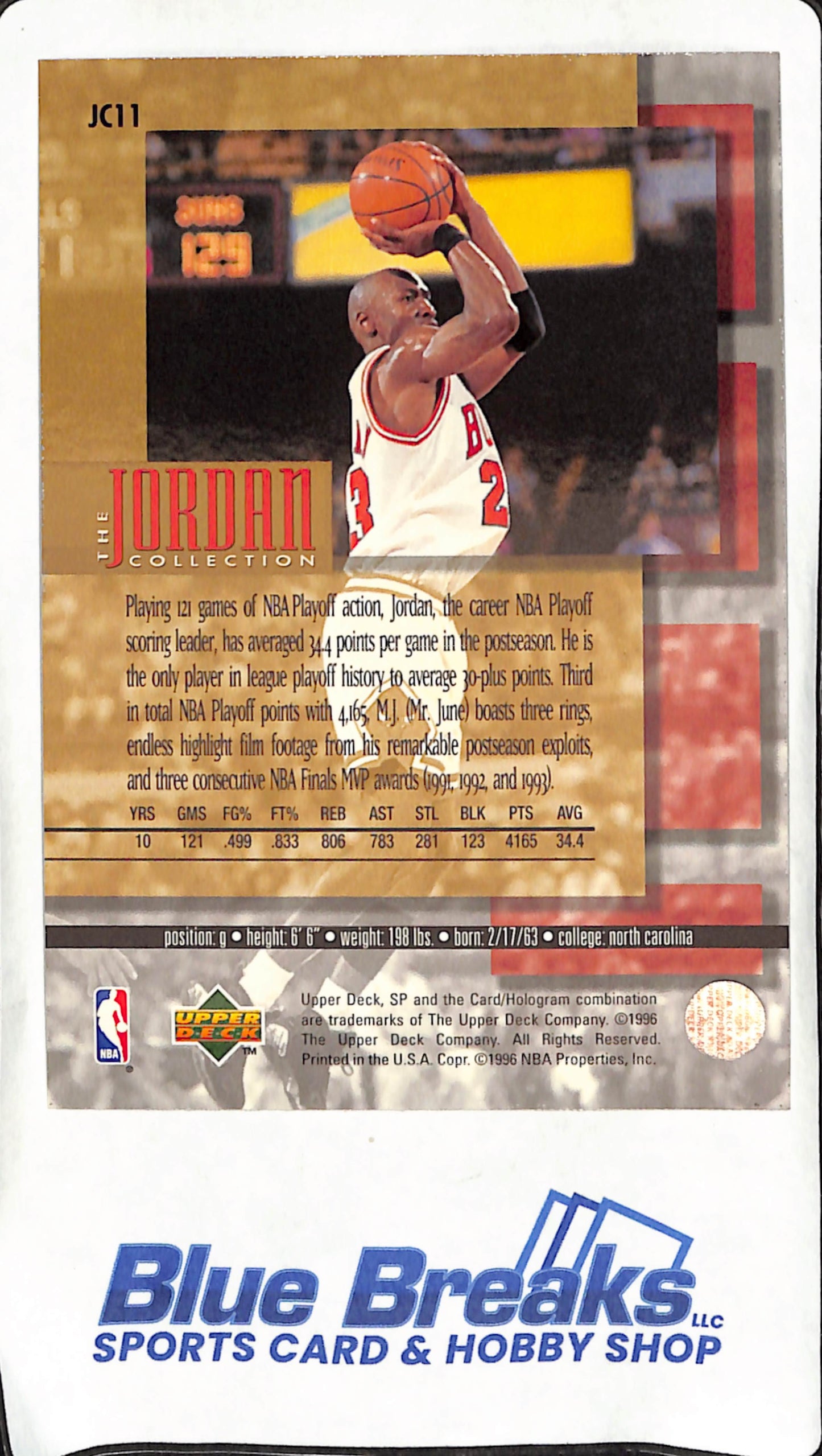 1995-96 Upper Deck -  Michael Jordan -  The Jordan Collection Complete Set JC1-JC24