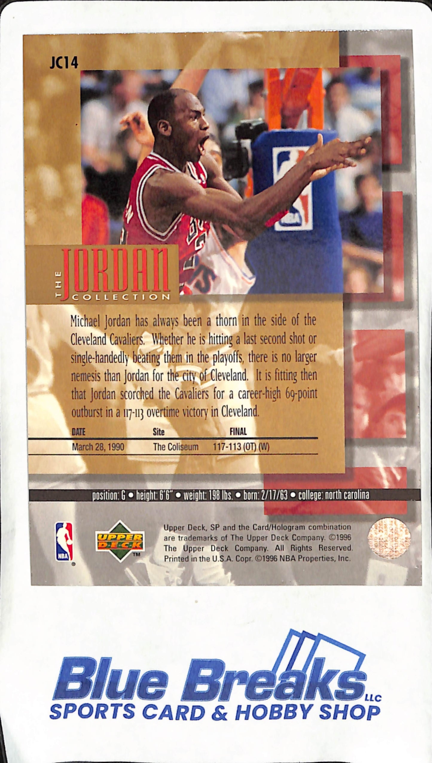 1995-96 Upper Deck -  Michael Jordan -  The Jordan Collection Complete Set JC1-JC24