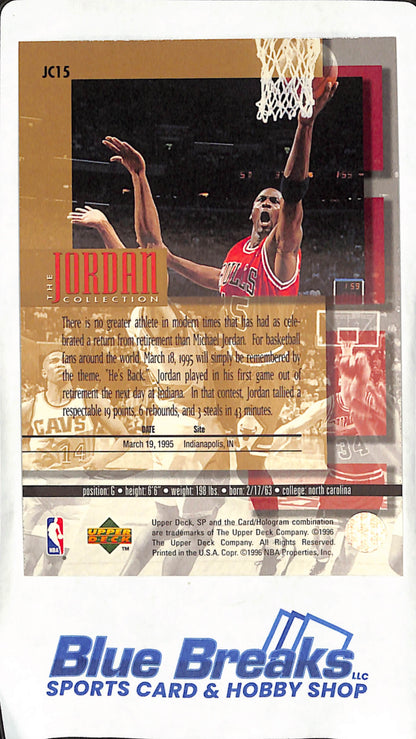 1995-96 Upper Deck -  Michael Jordan -  The Jordan Collection Complete Set JC1-JC24