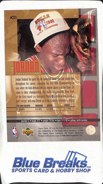 1995-96 Upper Deck -  Michael Jordan -  The Jordan Collection Complete Set JC1-JC24