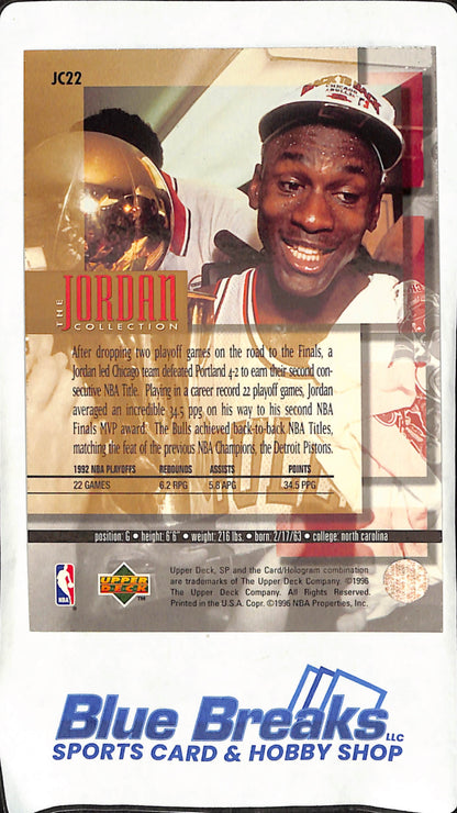 1995-96 Upper Deck -  Michael Jordan -  The Jordan Collection Complete Set JC1-JC24