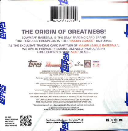 2025 Bowman Chrome Baseball Mega Box - Sealed Wax