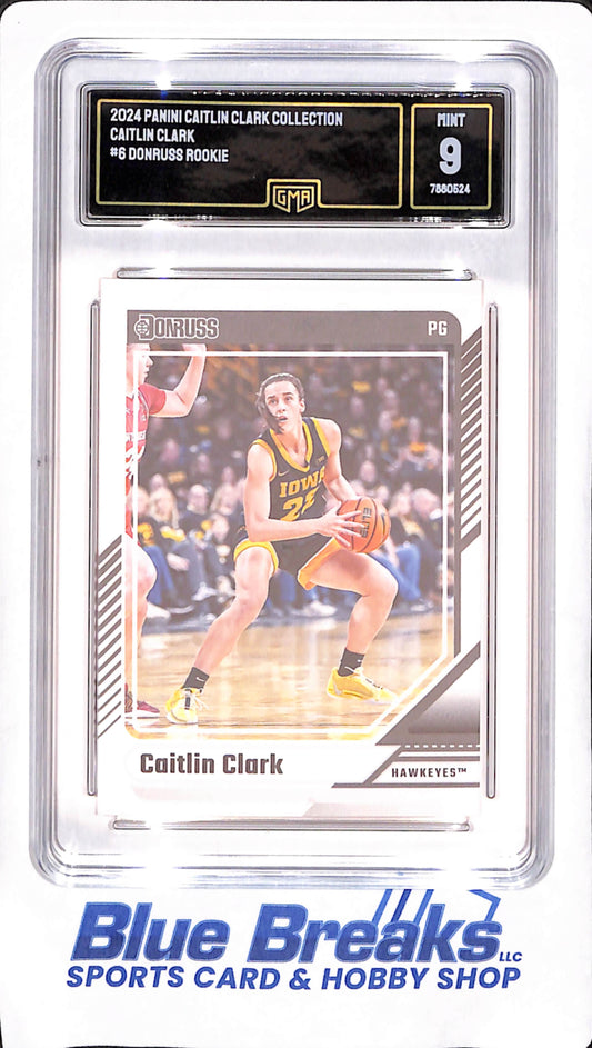 2024 Panini Caitlin Clark Collection - Donruss Rookie - Iowa Hawkeyes - Basketball - GMA 9 - #6