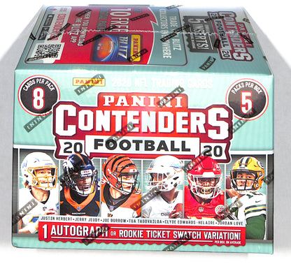 2020 Panini NFL Football Contenders Blaster - 1 Auto or Rookie Ticket Swatch - Sealed Wax