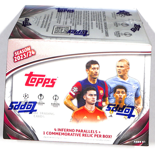 2023-24 Topps UEFA Club Competitions Soccer Blaster Box - Sealed Wax