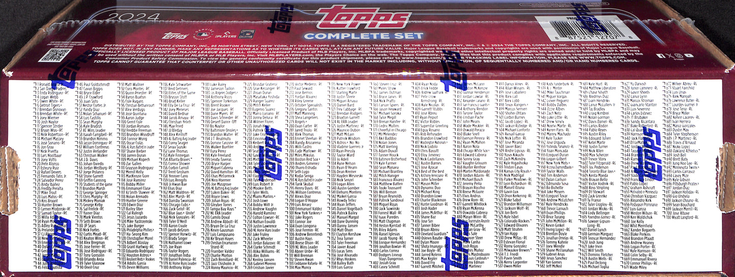 2024 Topps Factory Complete Set - Sealed Wax