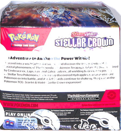 Pokemon Scarlet & Violet: Stellar Crown Booster Box - Sealed Wax