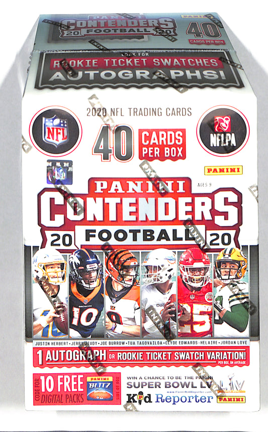 2020 Panini NFL Contenders Blaster - 1 Auto or Rookie Ticket Swatch - Sealed Wax