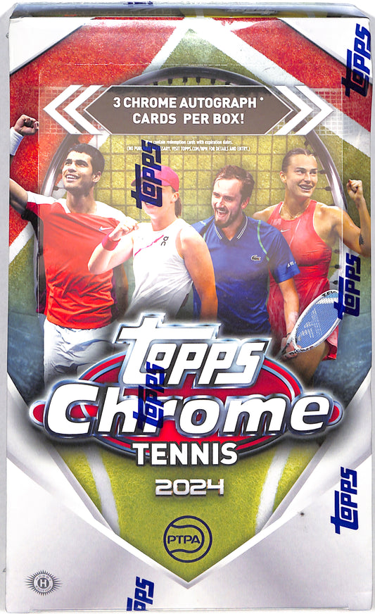 2024 Topps Chrome Tennis Hobby Box - Other Sport - Sealed Wax