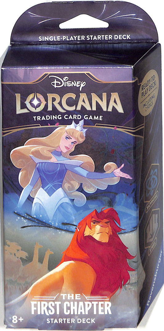 Disney Lorcana: The First Chapter Starter Deck (Sapphire & Steel) - Sealed Wax