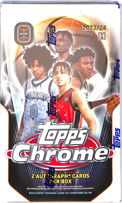 2023/24 Topps Chrome Overtime Elite Basketball Hobby Box - Sealed Wax