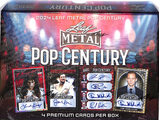 2024 Leaf Metal - Pop Century - Entertainment - Hobby Box - Sealed Wax