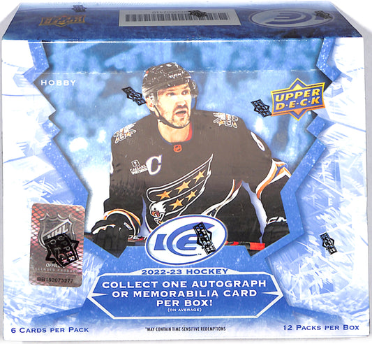 2022/23 Upper Deck Ice Hockey Hobby Box - Sealed Wax