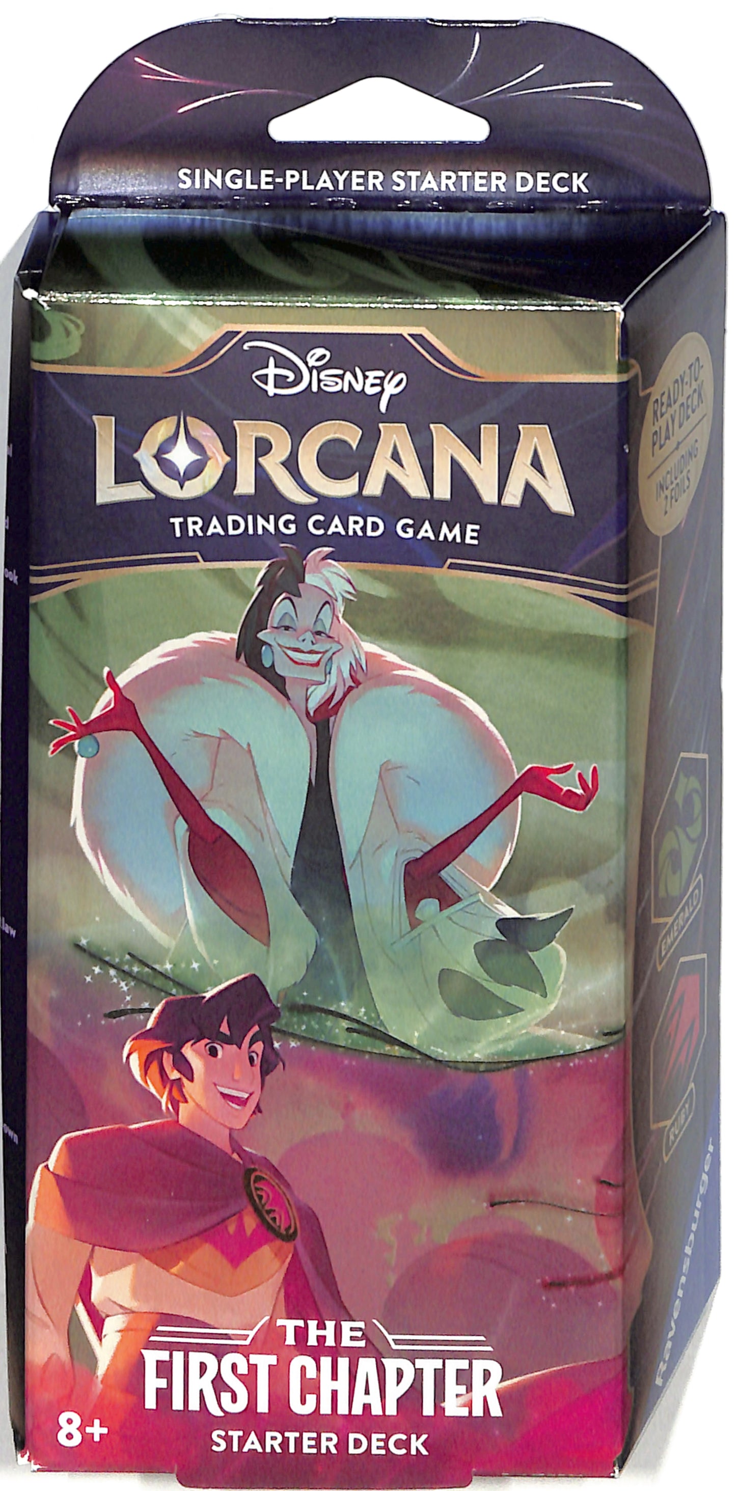 Disney Lorcana: The First Chapter Starter Deck (Emerald & Ruby) - Sealed Wax