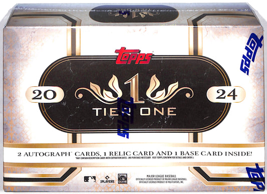 2024 Topps Tier One - Baseball - Hobby Box - Sealed Wax