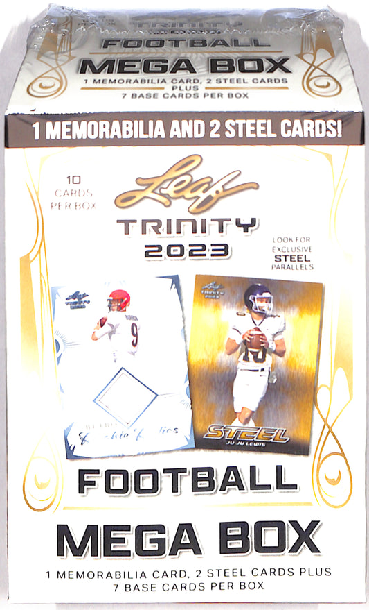 2023 Leaf Trinity Football Mega Box - Sealed Wax