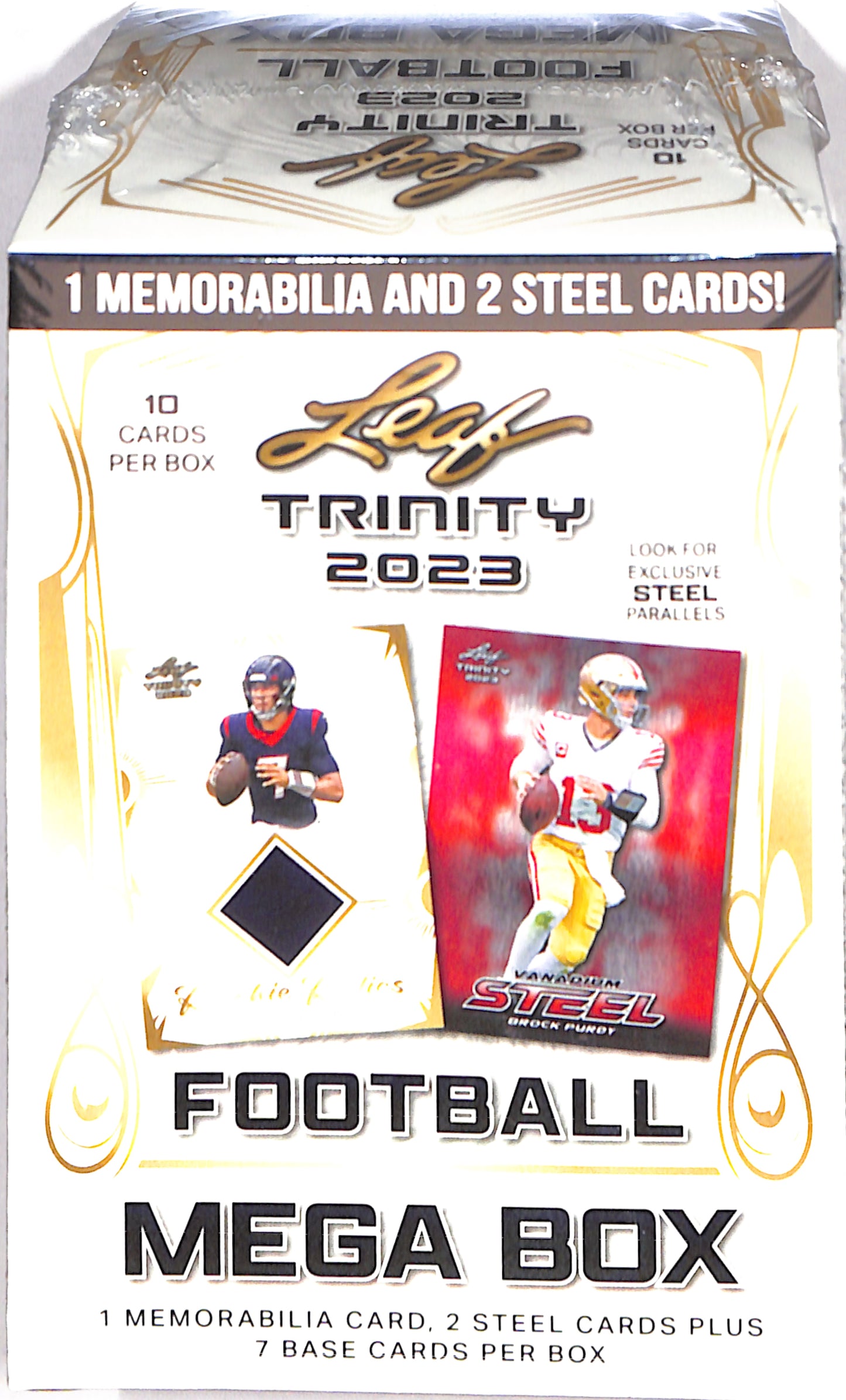 2023 Leaf Trinity Football Mega Box - Sealed Wax