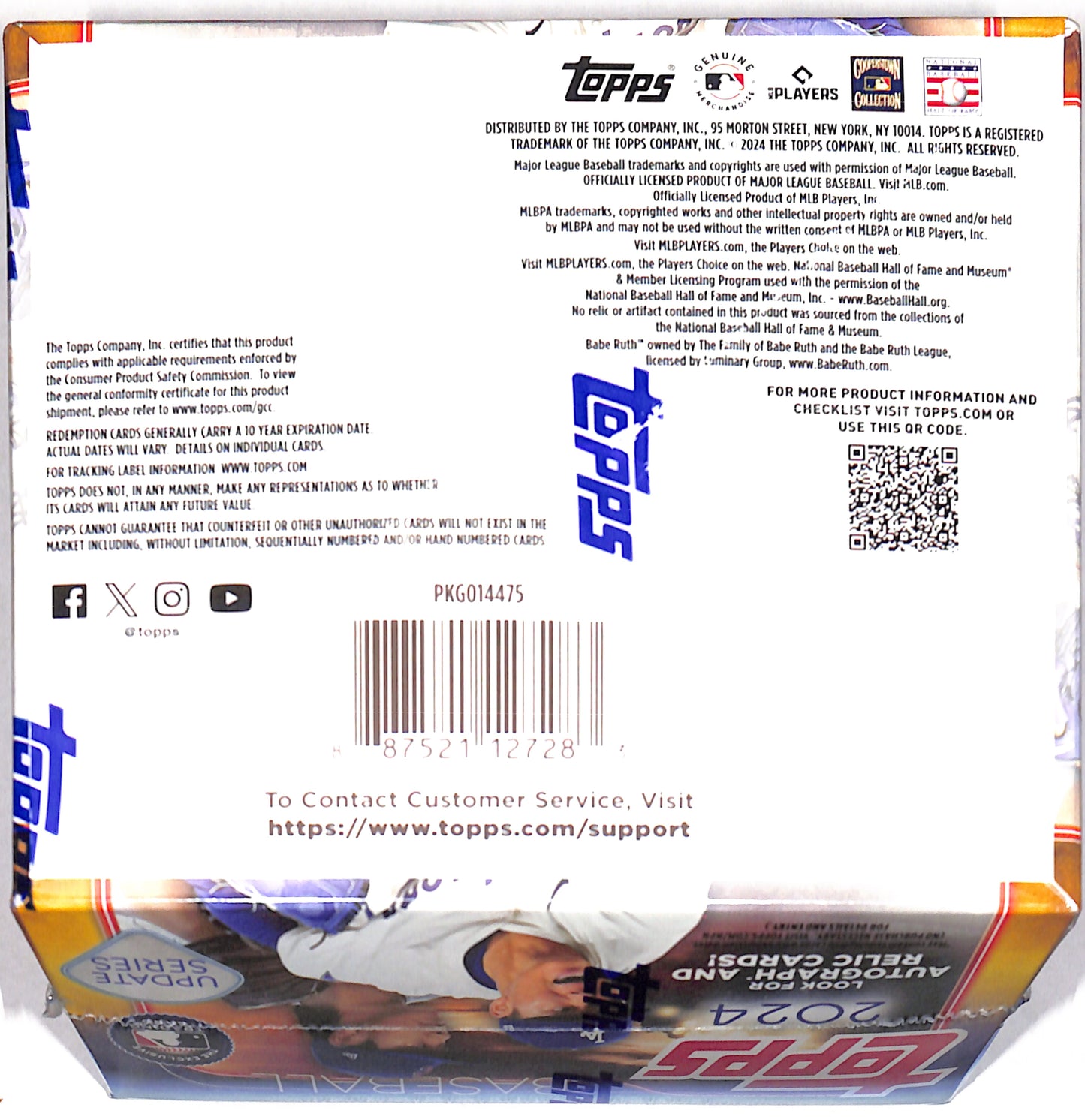 2024 Topps Update Baseball Retail Box - Sealed Wax