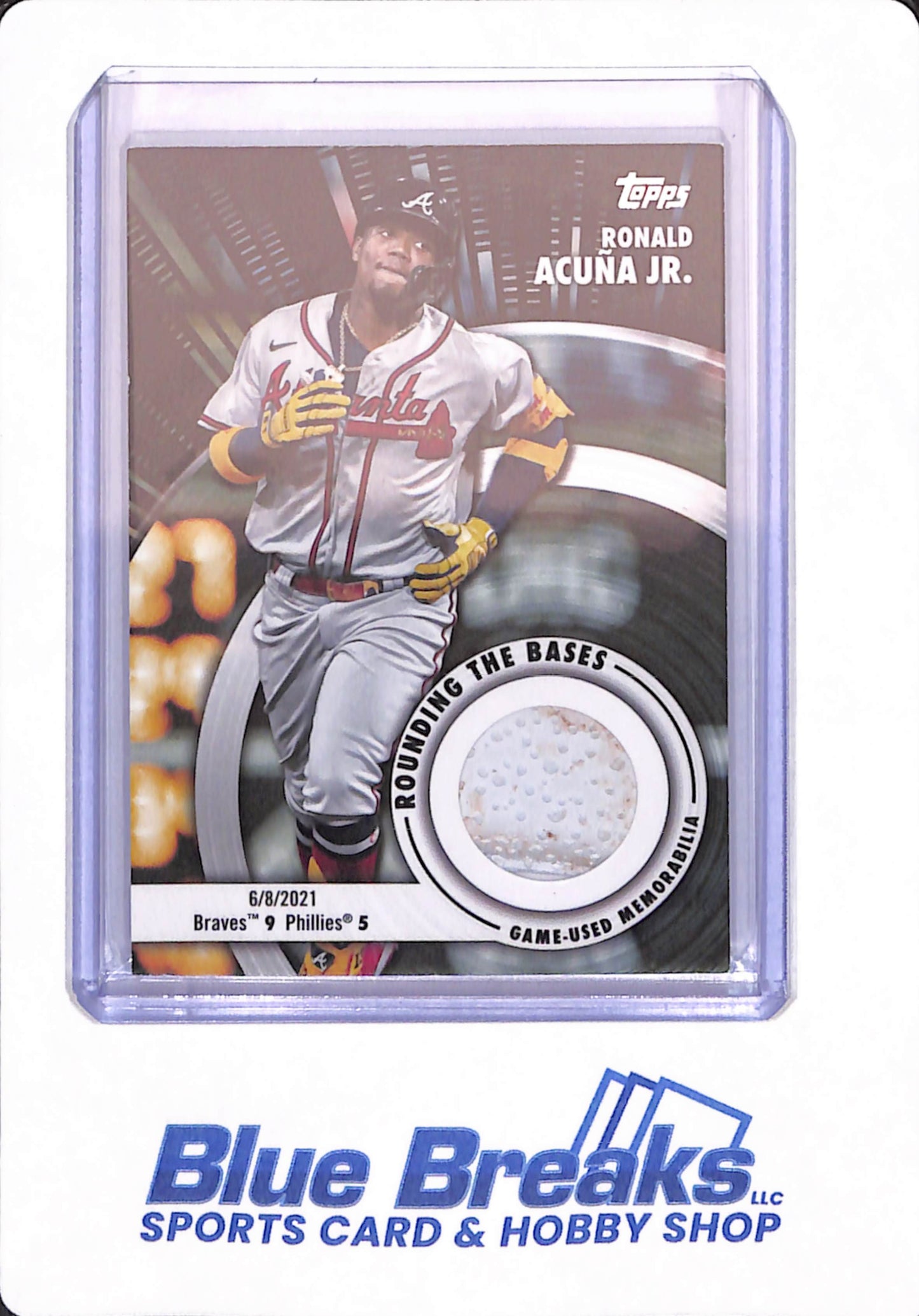2024 Topps Baseball - Ronald Acuna - Rounding the Bases - Atlanta Braves - # RTB-RA