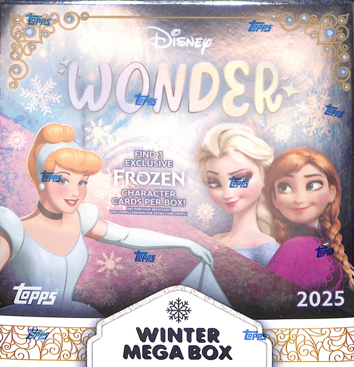 2025 Topps Disney Wonder Winter Magic Mega Box - Sealed Wax