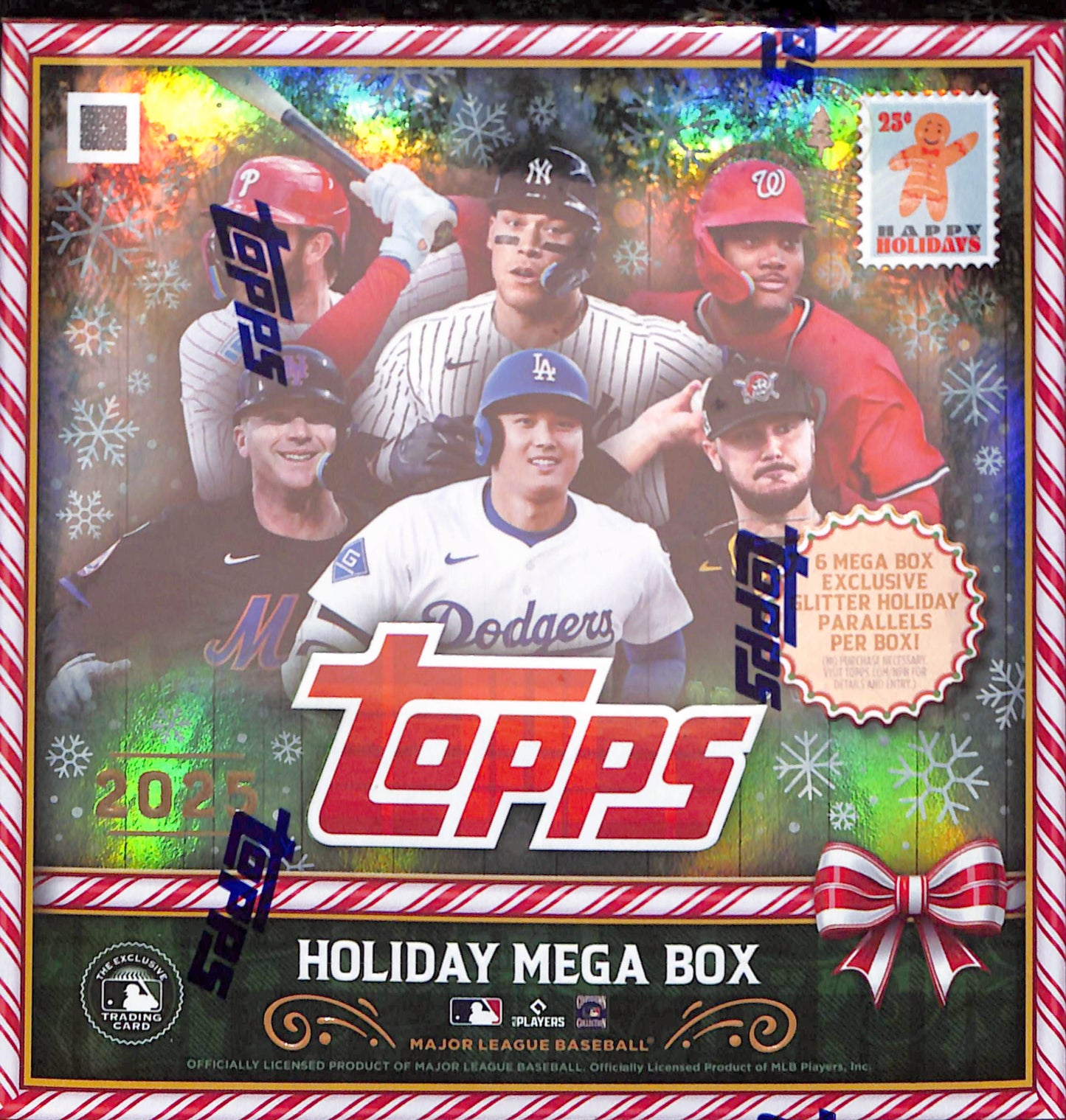2025 Topps Holiday Baseball Mega Box - Sealed Wax