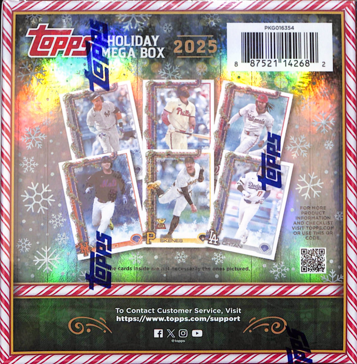 2025 Topps Holiday Baseball Mega Box - Sealed Wax