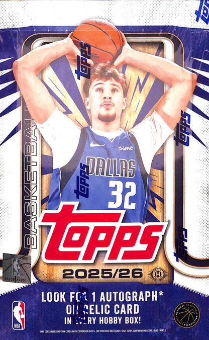 2025-26 Topps Basketball Hobby Box - Sealed Wax