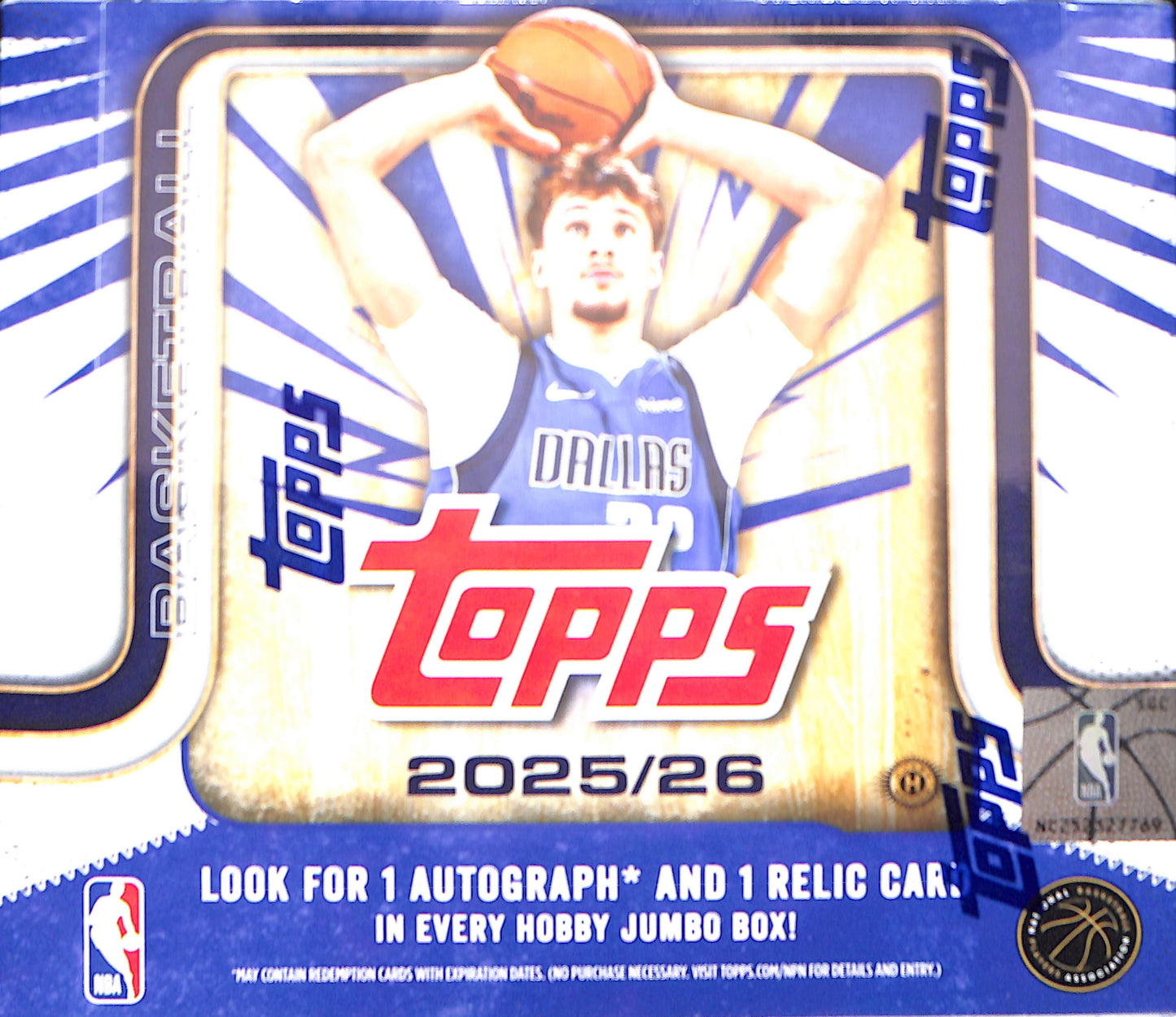 2025-26 Topps Basketball Hobby Jumbo Box - Sealed Wax