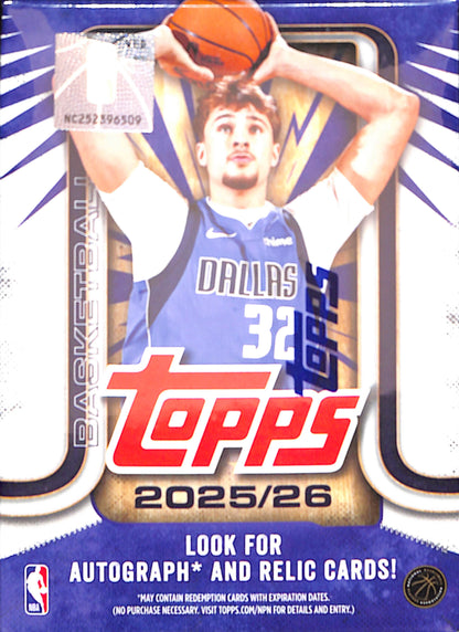 2025-26 Topps Basketball Blaster Box - Sealed Wax