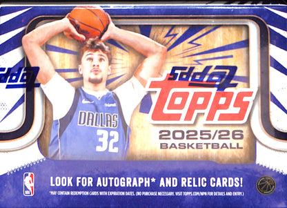 2025-26 Topps Basketball Blaster Box - Sealed Wax