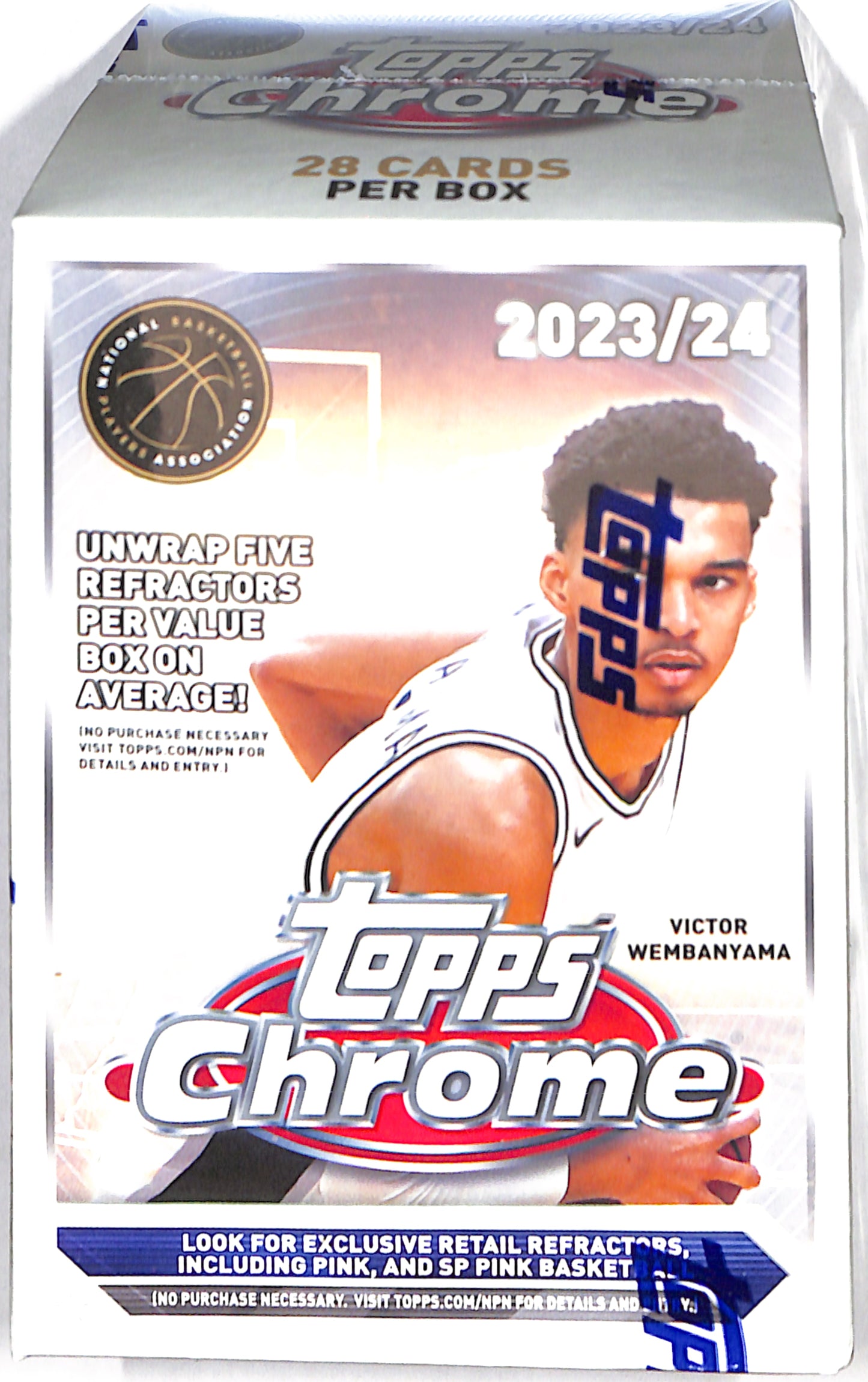 2023 - 24 Topps Chrome - Basketball - Blaster - Sealed Wax