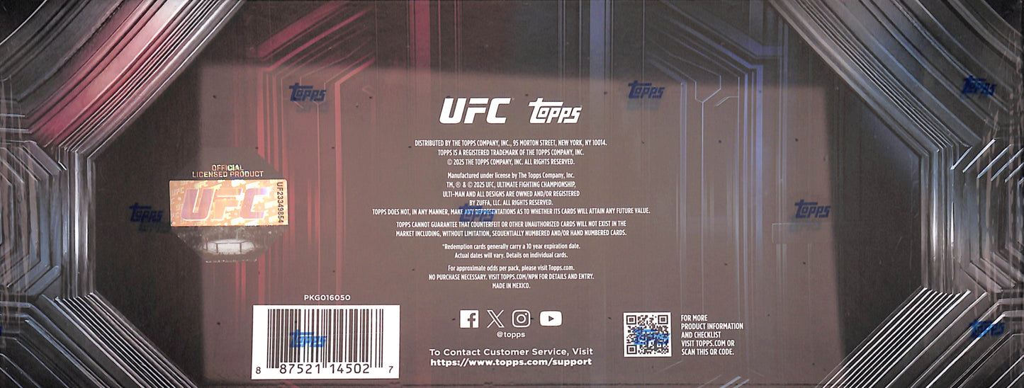 2025 Topps UFC Knockout Hobby Box - Sealed Wax