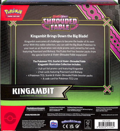 Pokemon Scarlet & Violet: Shrouded Fable Kingambit Illustration Collection Box - Sealed Wax