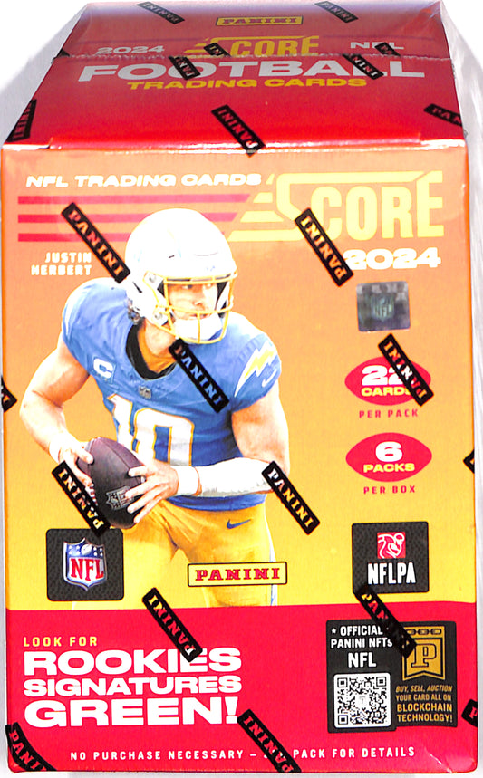 2024 Panini Score Football 6-Pack Hobby Blaster Box - Sealed Wax