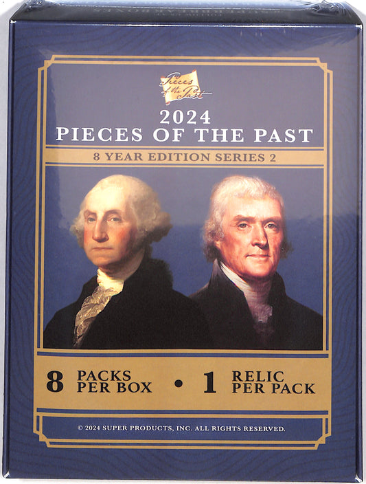 Pieces of the Past 8 Year Collection Series 2 Hobby Box - 2024 - Entertainment - Sealed Wax