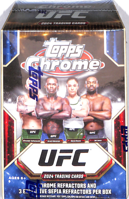 2024 Topps Chrome UFC 6-Pack Blaster Box - Sealed Wax