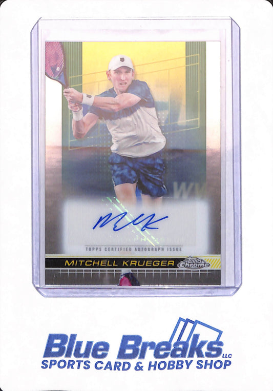 2024 Topps Chrome Tennis - Autographs I #TCA-MKR Mitchell Krueger (AU) - Other Sport