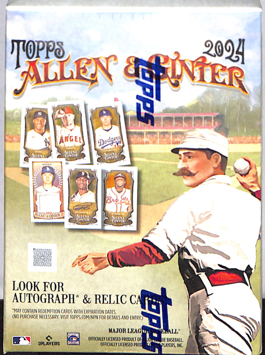 2024 Topps Allen & Ginter Baseball 8-Pack Blaster Box - Sealed Wax